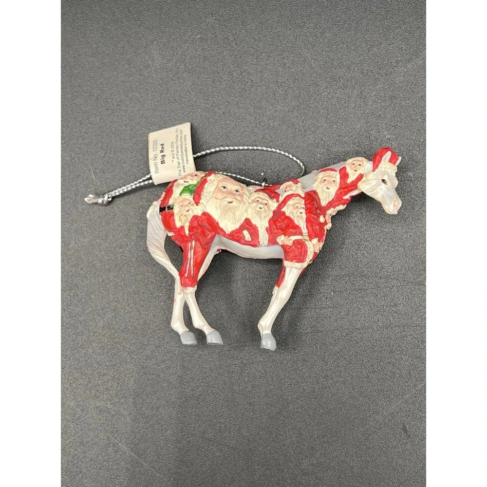 2005‎ Retired Trail of Painted Ponies Big Red Santa Christmas Ornament 12325